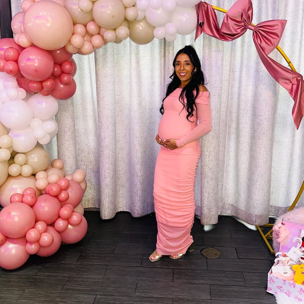 Bumpsuit Off The Shoulder Soft Mesh Dress